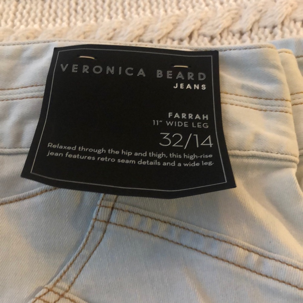VERONICA BEARD FARRAH WIDE LEG JEANS